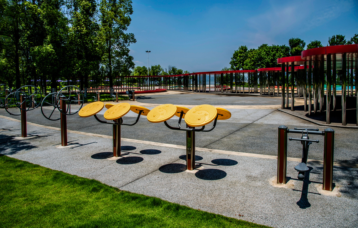 江滩健身好去处